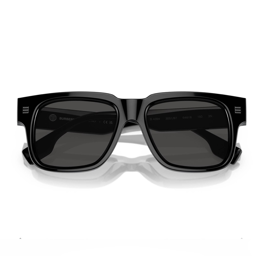 New - Authentic Burberry Hayden 54mm Rectangular Sunglasses - Picture 7 of 10